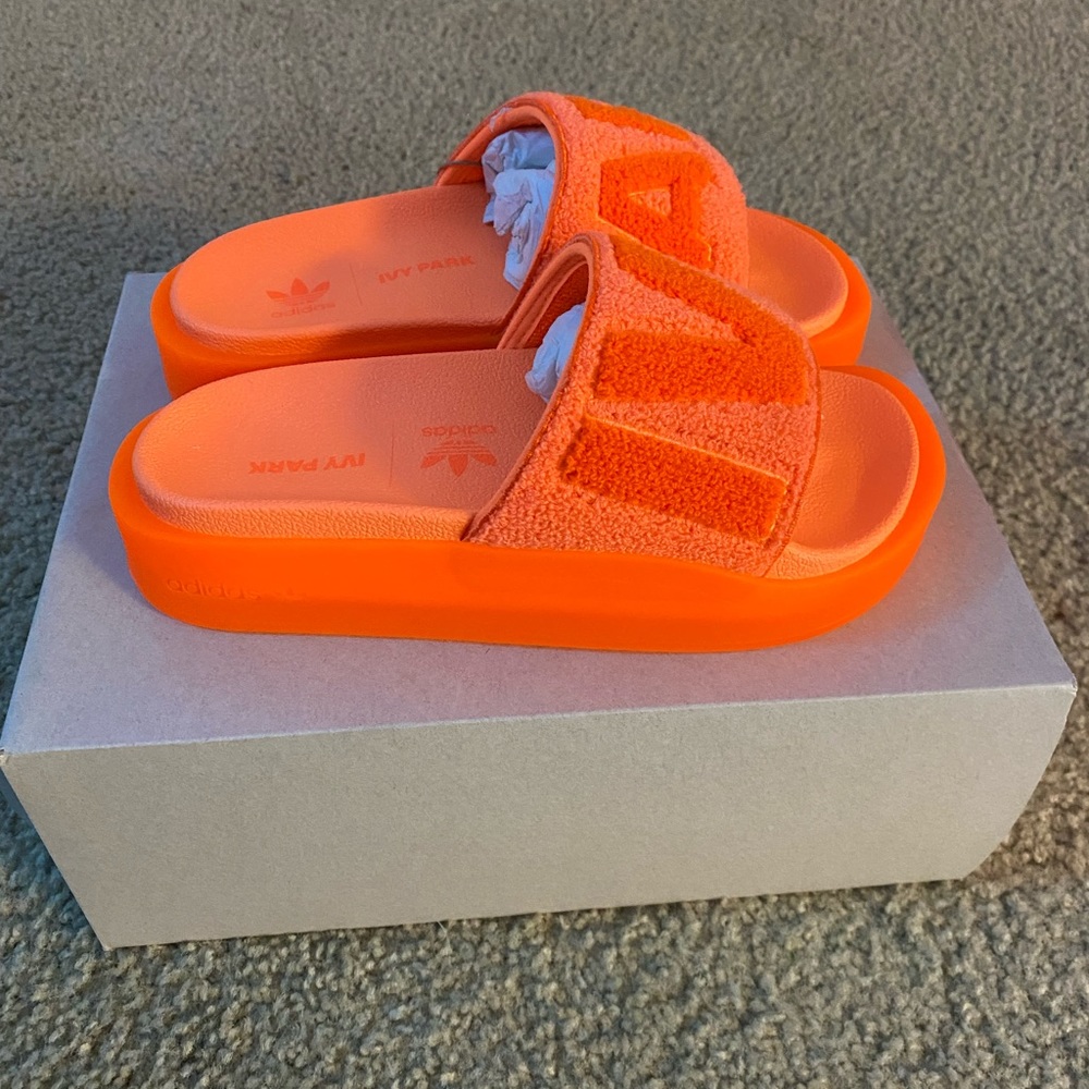 Adidas ivy park slides for women